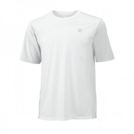 Obrázek Pánské tenisové triko WILSON RUSH COLORBLOCK CREW - white