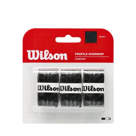Obrázek Omotávka WILSON PROFILE OVERGRIP Black 3ks WRZ4025BK