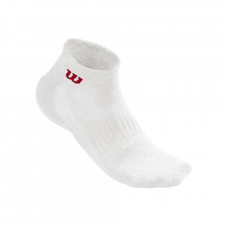 Obrázek Ponožky WILSON M QUARTER SOCK - 3 pairs White WRA803101