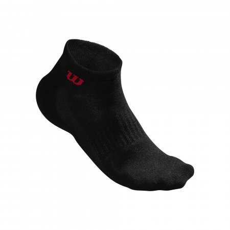Obrázek Ponožky WILSON M QUARTER SOCK - 3 pairs Black WRA803102