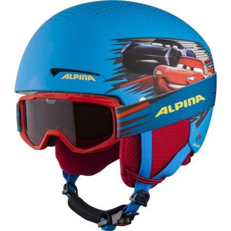 Obrázek Dětská helma + brýle ALPINA ZUPO DISNEY SET Cars Matt A9231 22/23