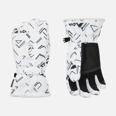Obrázek Dámské rukavice ROSSIGNOL WOMEN'S PRINTED IMPR G White RLNWG10-100 24/25