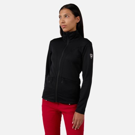 Obrázek Dámská mikina ROSSIGNOL W BLACKSIDE FLEECE FZ Black RLNWL04-200 24/25