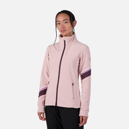 Obrázek Dámská mikina ROSSIGNOL W STRAWPILE FLEECE FZ Powder Pink RLNWL06-337 24/25