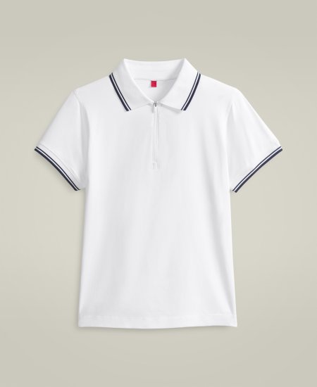 Obrázek Dámské tenisové triko WILSON W TEAM SEAMLESS POLO Bright White WW00288411WTA 2025