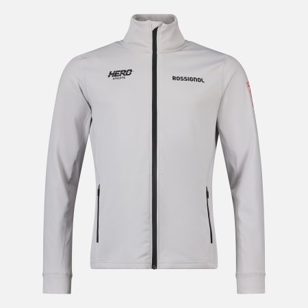 Obrázek Pánská mikina ROSSIGNOL HERO MID LAYER STRETCH JKT Soft Grey RLOML01-23Q 25/26