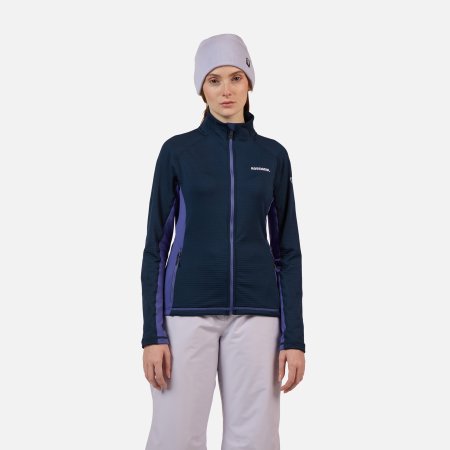 Obrázek Dámská mikina ROSSIGNOL W BLACKSIDE MIX FZ FLEECE Black RLNWL02-A03 25/26