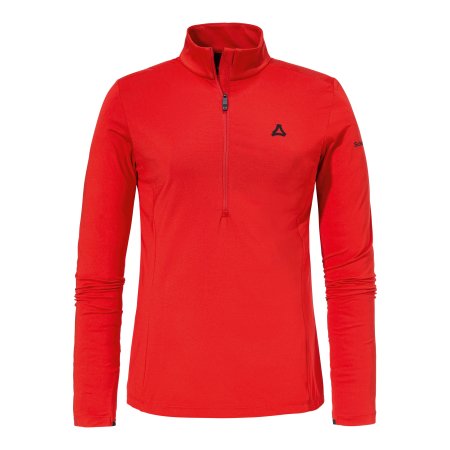 Obrázek Dámský polorolák SCHÖFFEL SKI LONGSLEEVE STYLE PINE WMS Scarlet Red 10-13752-2205 25/26