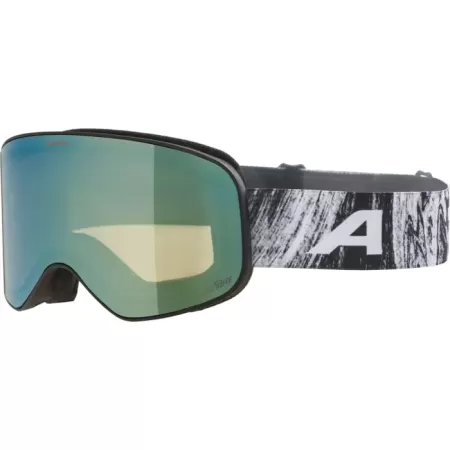Obrázek Lyžařské brýle ALPINA SLOPE Q-Lite Black-Glacier Matt - Green A7293.8.33 25/26